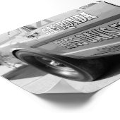 Vintage Drag - Gas Poster (Ecke)