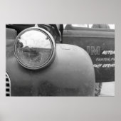 Vintage Drag - LKW-Dämpfer Poster (Vorne)