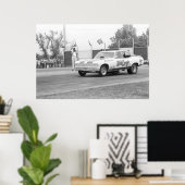 Vintage Drag - "Wild Cargo" Chevy Nova Funny Car Poster (Heimbüro)