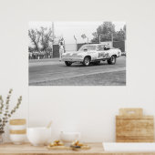 Vintage Drag - "Wild Cargo" Chevy Nova Funny Car Poster (Küche)