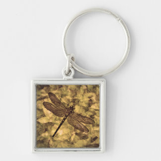 Vintage Dragonfly Art Schlüsselanhänger