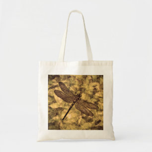 Vintage Dragonfly Art Tragetasche