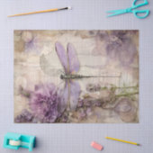 Vintage Dragonfly Ephemera Decoupage Seidenpapier (Basteln)