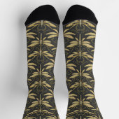 Vintage Dragonfly Pattern Socken (Oben)