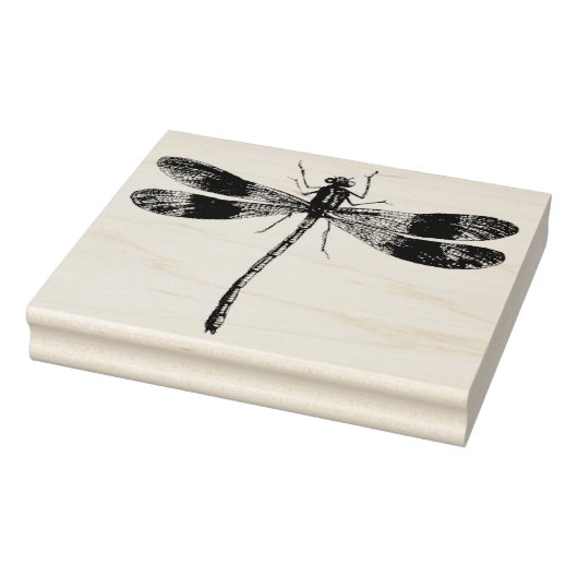 Vintage Dragonfly Rubber Art Briefmarke Gummistempel (Stempel)