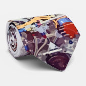 Vintage Dragster Kunst Krawatte (Gerollt)