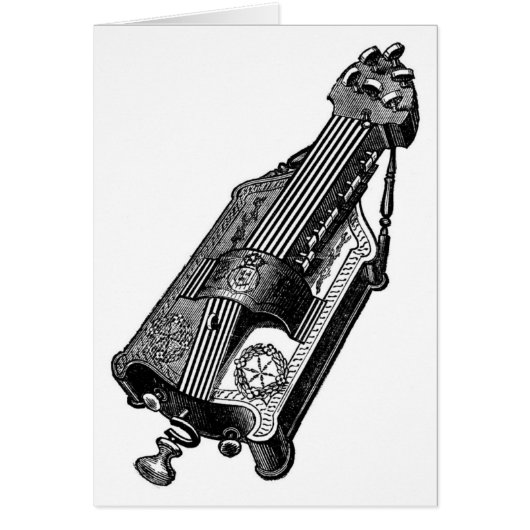 Vintage Drehleier, (Vorne)