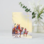 Vintage Drei-Wege-Männer-Postkarte Postkarte (Stehend Vorderseite)