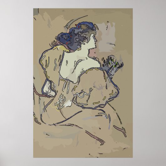 Vintage Dressing-Tabelle Poster (Vorne)