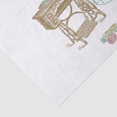 Vintage Dressmaker-Kit-Abbildung Seidenpapier (Ausschnitt)