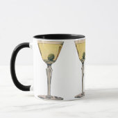 Vintage Drinks Beverages, Martini Olive Cocktail Tasse (Links)