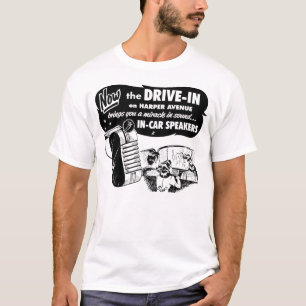 Vintage Drive-In-Film Lautsprecher Werbe T-Shirt