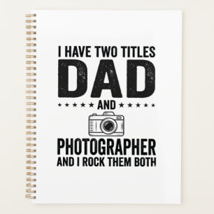 Vintage-Druck-Shirt-Design für Papa Fotograf_1 Planer
