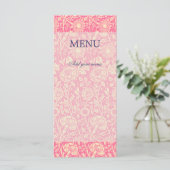 Vintage Druckausgabe in Rosa und Creme (Stehend Vorderseite)