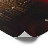 Vintage Druckbare Kunst eines Nussknacker Soldaten Poster (Ecke)