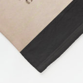 Vintage Druckdecke Fleecedecke (Ecke)