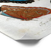 Vintage Druckdownloads Poster (Ecke)