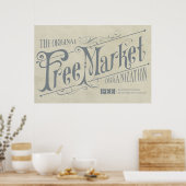 Vintage Druckgebühr Poster (Küche)