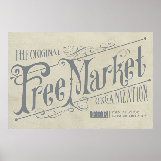 Vintage Druckgebühr Poster (Vorne)