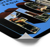 Vintage Druckgrüße Florida Poster (Ecke)