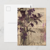Vintage Druckseite Postkarte (Vorne/Hinten)