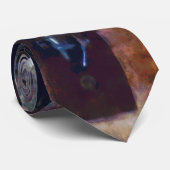 Vintage Drucktaste Krawatte (Gerollt)