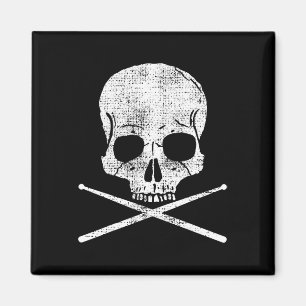 Vintage Drum Drummer Metal Set Drumsticks Gi Magnet