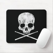 Vintage Drum Drummer Metal Set Drumsticks Gi Mousepad (Mit Mouse)