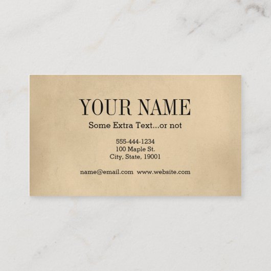 Vintage Drum-Kit-Trommeln Visitenkarte (Rückseite)