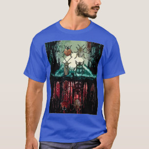 Vintage-Dschungel-Ästhetik Käfer Insekten T-Shirt
