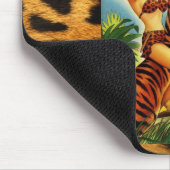 Vintage Dschungel-Comic-Abdeckung Mousepad (Ecke)