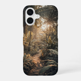 Vintage Dschungelpfad iPhone 16 Hülle