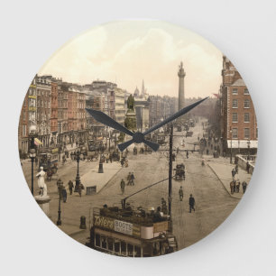 Vintage Dublin-Wand-Uhr Große Wanduhr