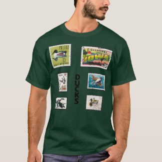 Vintage Duck Stamp Postage Hunting Sticker Pack Pa T-Shirt