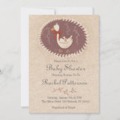 Vintage Duckling Einladung (Vorderseite)