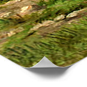 Vintage Ducklings Landtiere Poster (Ecke)