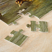 Vintage Ducklings Landtiere Puzzle (Seite)