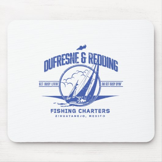 Vintage Dufresne And Redding Angel- und Fischereic Mousepad (Vorne)