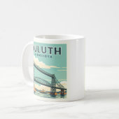 Vintage Duluth Minnesota Kaffeetasse (Vorderseite Links)