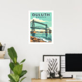 Vintage Duluth Minnesota Poster (Heimbüro)