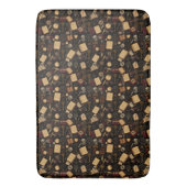 Vintage Dunkle Akademie Badematte - gemütlich & kl (Vorderseite Vertikal)