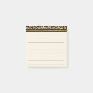 Vintage-Dunkle-Akademie-Buchcover Post-it Klebezettel