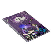 Vintage dunkle Alice Inspiriert Notizblock (Rechte Seite)