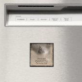 Vintage Dunkle Burg Gothic Save the Date Magnet (In Situ (Geschirrspüler))