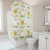 Vintage Duschvorhang (Beispiel)