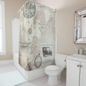 Vintage Duschvorhang (Beispiel)