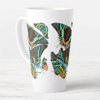 Vintage E.A. Séguy's Grüne Schmetterlinge Milchtasse