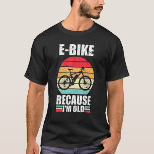 Vintage E-Bike, weil ich alt bin, einer von E-Bike T-Shirt