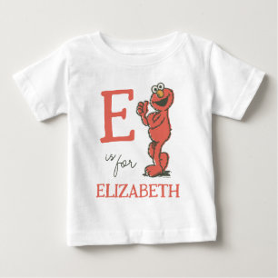 Vintage - E ist für Elmo Fügen Sie Ihren Namen h Baby T-shirt