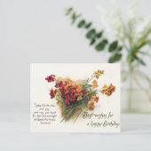 Vintage Early 1900's Birthday Greeting Postcard Postkarte (Stehend Vorderseite)